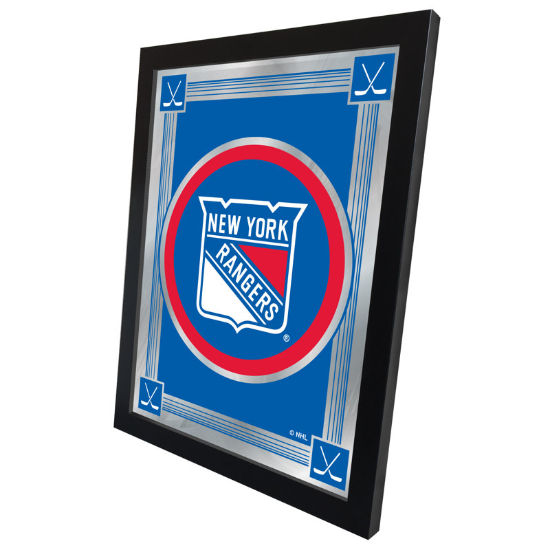 « logo mirror », impression encadrée NHL, New York Rangers