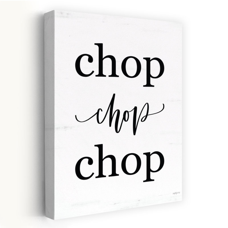 Art contemporain Chop Chop Chop, H 48 po x l 32 po