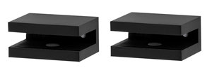 Contemporary II Shelf Brackets Only with Brass Construction