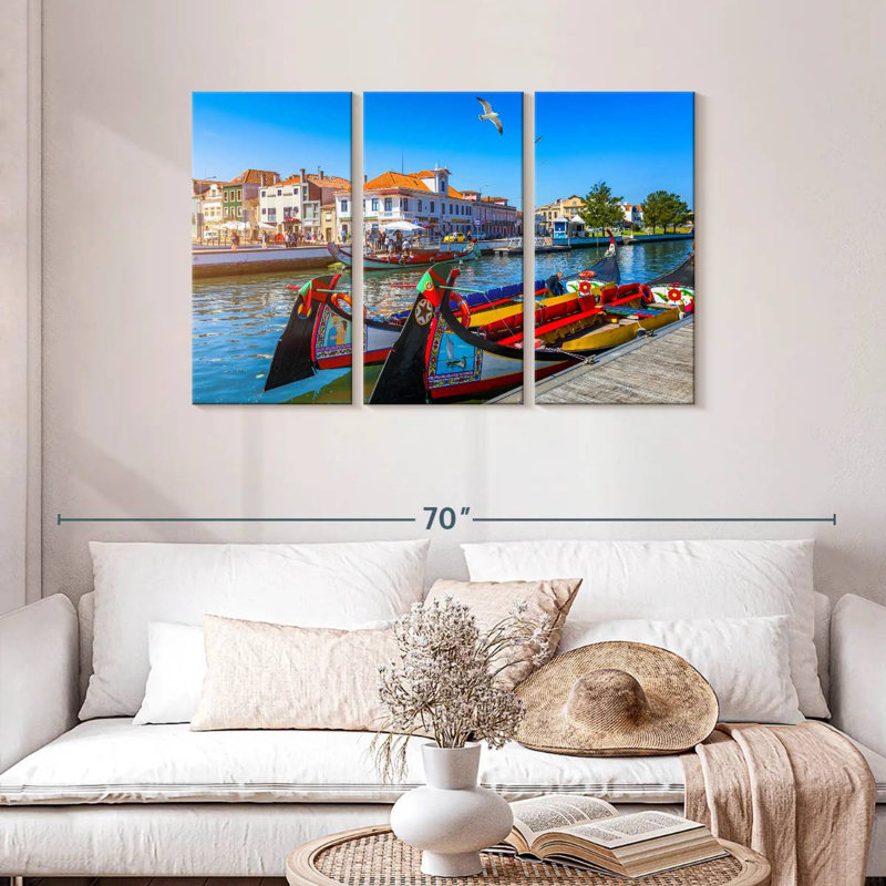 Aime Traditional Portuguese Boats, 28" H x 45" W
