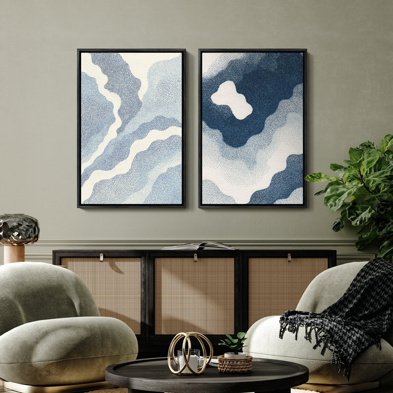 Art mural encadré abstrait rétro antique classique pour chambre à coucher, H 24 po x l 16 po, Noir