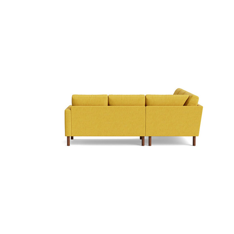 Laguna Sectional, Left Hand Facing, Velvet - Beige