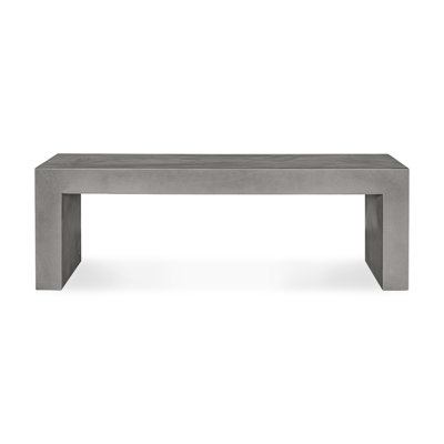 Columbia 55'' Concrete Outdoor Bench