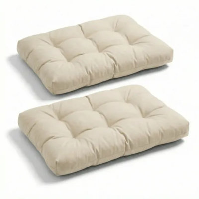 Coussin pour repose-pieds 2 pièces