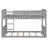 Twin Size Solid Wood Low Bunk Bed-1368673453