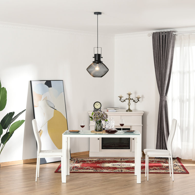 Luminaire suspendu géométrique simple à 1 lumière