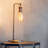 Moxee 45.3Cm Silver Arched Table Lamp Set