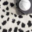 Tapis noir / blanc Cheetah-1837760429