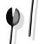 Due Stainless Steel Salad Servers-25880904-25880907