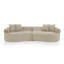 Canapé modulaire courbé 4 places Modern Cloud, canapé de salon à compression minimaliste, sans assemblage, chenille