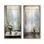«Gray Misty River Window View I», ensemble de 2 impressions sur toile-102583012-102583016
