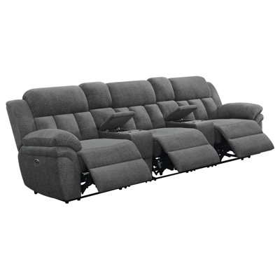 Divine Charcoal 5-Piece Power Home Theater Seating
