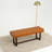 Genuine Leather Upholstered Bench