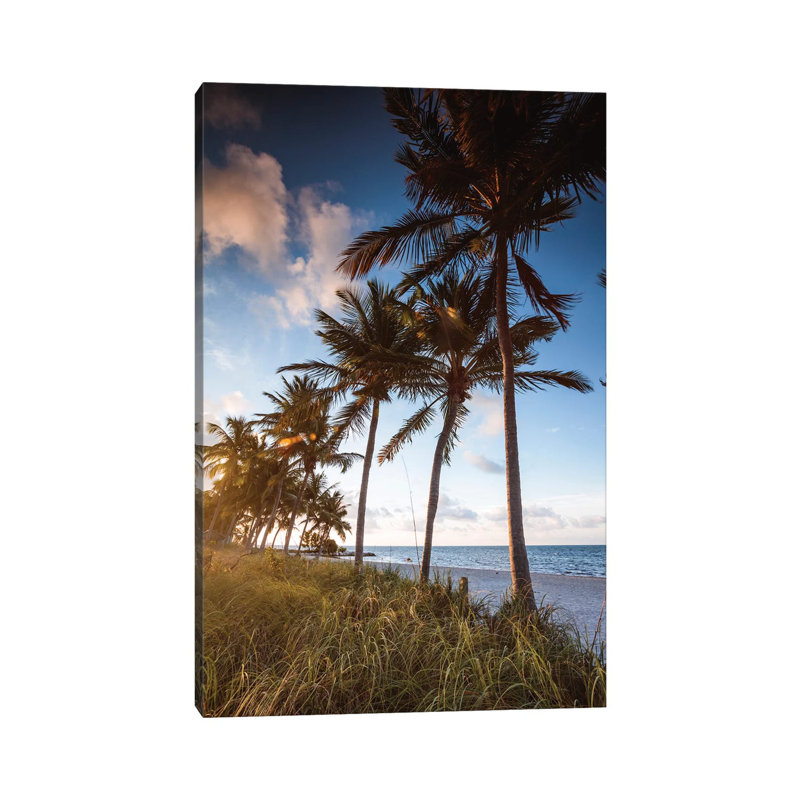 Beach Sunrise, Key West II by Matteo Colombo - Print on Canvas, 30.48cm H x 20.32cm W x 1.91cm D, Wrapped Canvas
