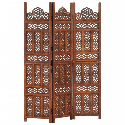 Bojanovice Solid Mango Wood Hand carved Room Divider