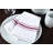 Polyester Striped Rectangle Napkin-86641458