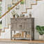 Console 35,4 "avec tiroirs et armoire Latiasha-1901360024