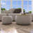 Round Storage End Table With Small Seat-114224022-114224023