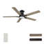 Ventilateur de plafond 52 po avec télécommande Bristol, ensemble d'éclairage inclus.-587353935-587353934-587353936