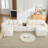 137.5" Modular Corduroy U Shaped Sofa-605434433