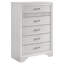 Miranda 5-piece Full Bedroom Set White-120617048-117705785
