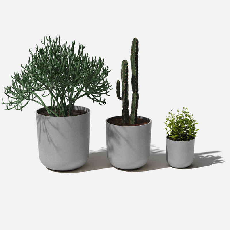 Mason Series Pot Planter, Gray