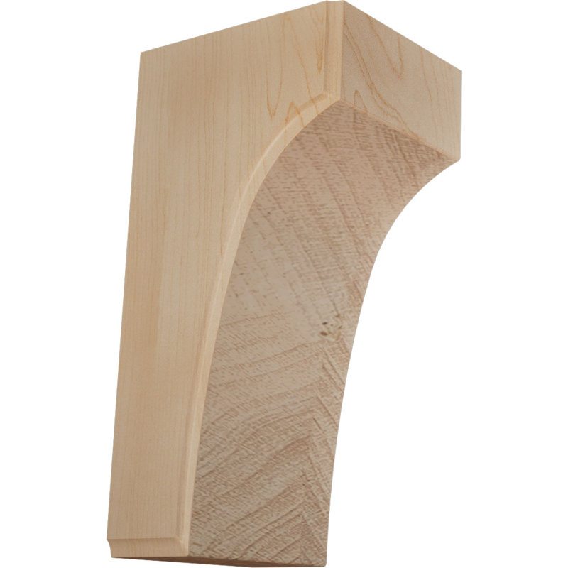 Support Clarksville, Érable, 3.5" W x 4" D x 8" H