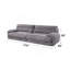 Grey Corduroy Sofa