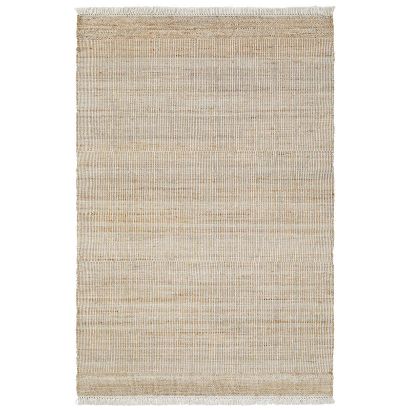 Tapis d'intérieur en jute Flatfeave, Tapis de couloir 2 pi 6 po x 8 pi