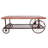 Spacious Coffee Table - Style, Oak & Antique Gray Rustic Charm With Shelf Look