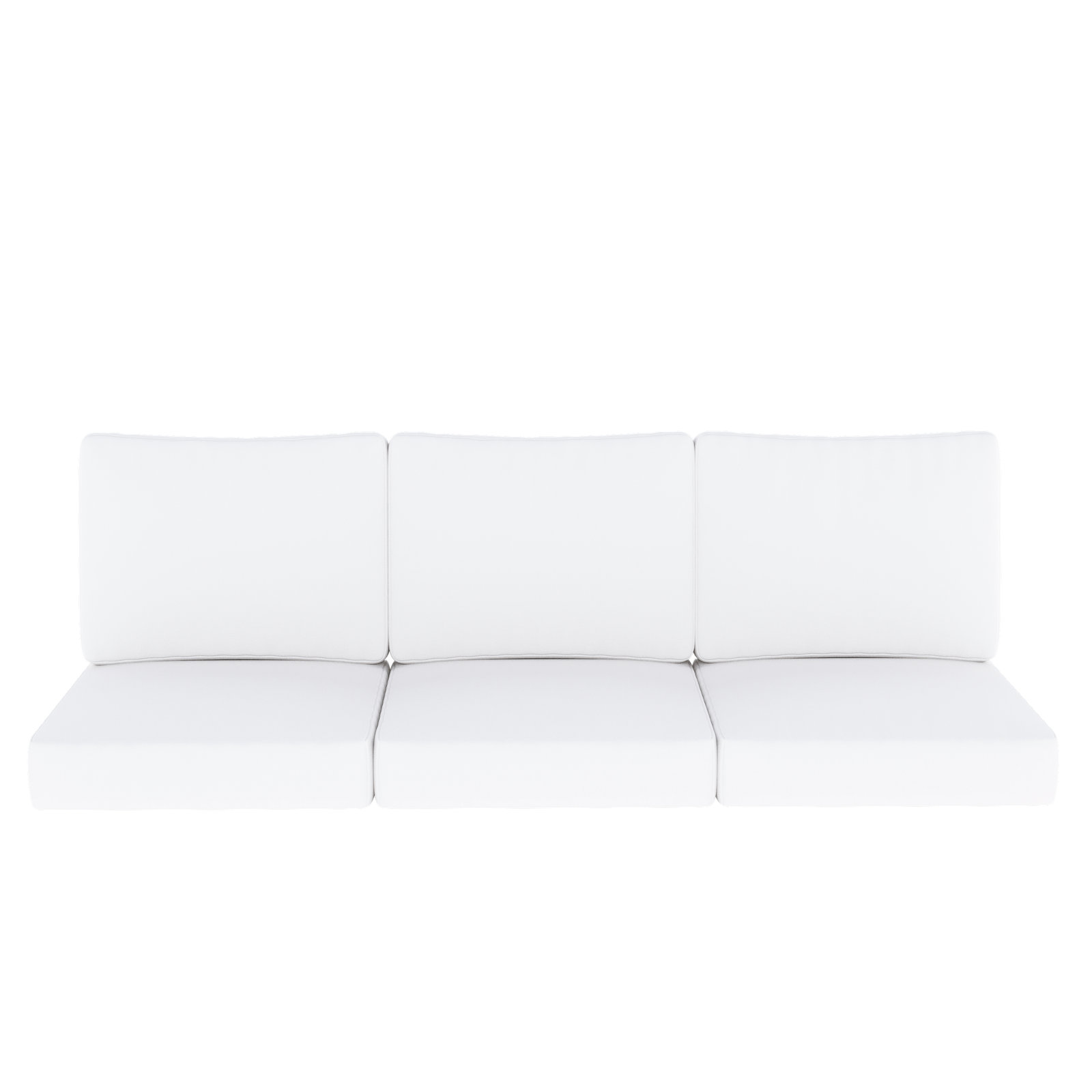 24" Sunbrella® Sofa Seat and Back Cushion, Canvas Natural Sunbrella® Canvas