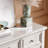 Artistic Light Wood Dresser Copper Details