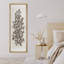 Illustration botanique rétro de branches feuillues denses - grande impression sur toile encadrée dans la chambre principale-1211317391-1211317389