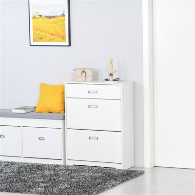 16 Pair Shoe Storage Cabinet