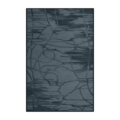 Tapis noir lavable à la machine