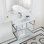 Ensemble de meuble-lavabo simple 30 po avec tablette ouverte Pierre