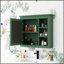 Armoire à pharmacie murale moderne avec miroir et 3 tablettes ouvertes, solution de rangement de salle de bain durable et écologique