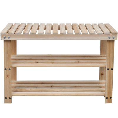 Mcclure Solid Wood Storage Bench