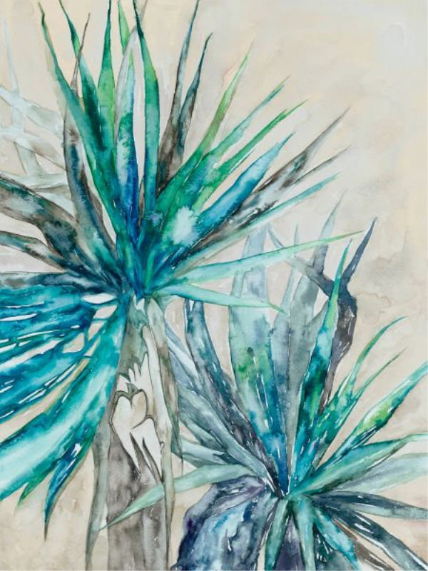 «Last Summer II» par Sara Brown - impression, H 40 po x l 30 po x 1,5 po, Plexi