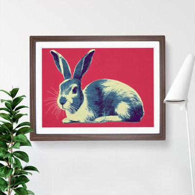 Pop Hare - Framed Print