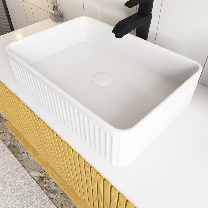 Meuble-lavabo mural simple 48 po avec comptoir