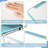 Kid’s Study Desk & Chair Set with Tilt Desktop, Pen Holder & Tray, Reading Stand Navy-122941715