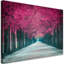 Avenue Of Pink Trees - No Frame Print on Canvas-98482399