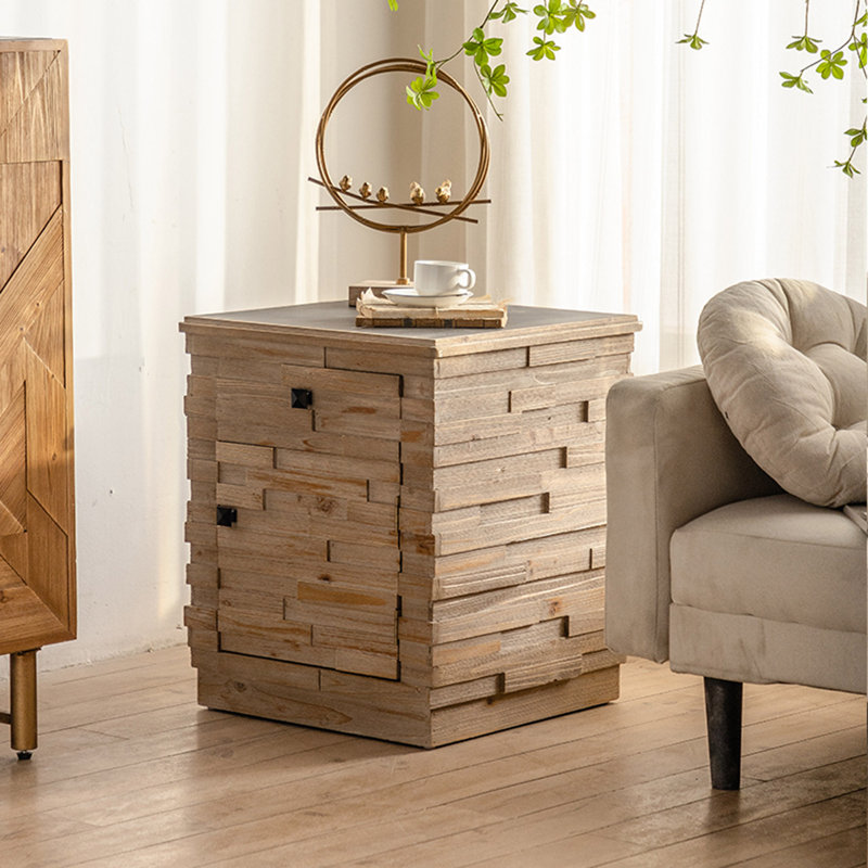 Audrik Accent Cabinet, Splicing Design Coffee Table, Side Table, Modern Sideboard With Drawer