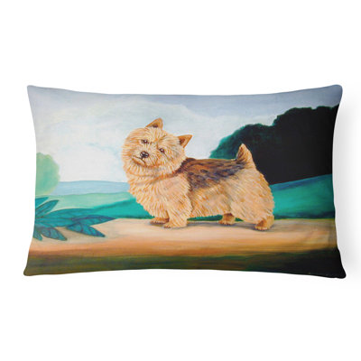 Coussin décoratif intérieur/extérieur norwich terrier
