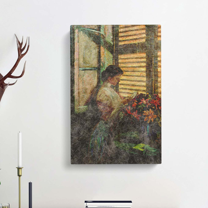 Happy Morning by Fujishima Takeji - Wrapped Canvas Painting Print, 50cm H x 35cm W x 3cm D
