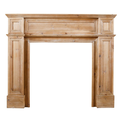 American retro solid wood fireplace decorative cabinet