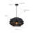1-Light Outdoor Wicker Coastal Rattan Pendant-189977089