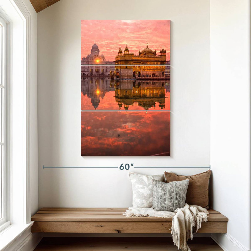 Harmarm sahib réflexion, H 50 po x l 32 po