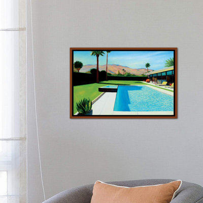 «Palm Springs London» par Ieva Baklane - impression d'art graphique